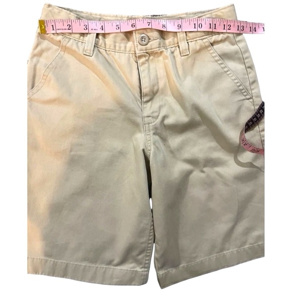 Old Navy Fall 09 Khaki/Tan Plain Front Short 100%Cotton Boy Size 10 - Picture 4 of 11